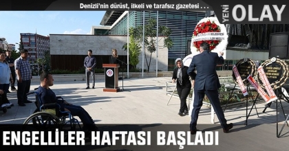 ENGELLİLER HAFTASI BAŞLADI