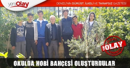 OKULDA HOBİ BAHÇESİ OLUŞTURDULAR
