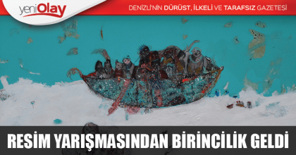 RESİM YARIŞMASINDAN BİRİNCİLİK GELDİ