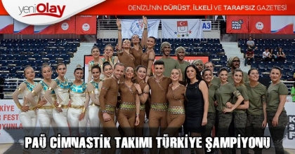 PAÜ CİMNASTİK TAKIMI TÜRKİYE ŞAMPİYONU
