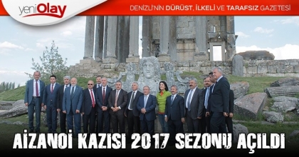 AİZANOİ KAZISI 2017 SEZONU AÇILDI