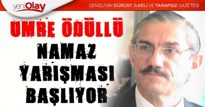 UMRE ÖDÜLLÜ NAMAZ YARIŞMASI BAŞLIYOR