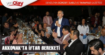 AKKONAK'TA İFTAR BEREKETİ