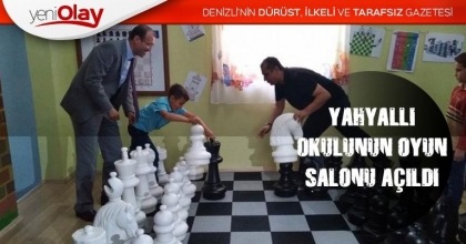YAHYALLI OKULUNUN OYUN SALONU AÇILDI