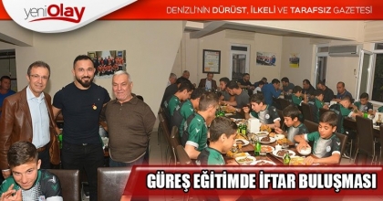 GÜREŞ EĞİTİMDE İFTAR BULUŞMASI