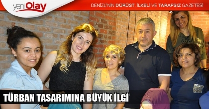 TÜRBAN TASARIMINA BÜYÜK İLGİ