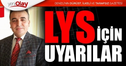 LYS İÇİN UYARILAR