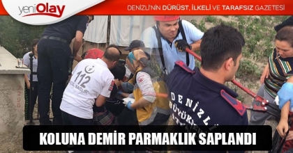 KOLUNA DEMİR PARMAKLIK SAPLANDI