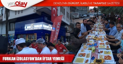 FURKAN İZOLASYON’DAN İFTAR YEMEĞİ