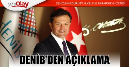 DENİB’DEN AÇIKLAMA