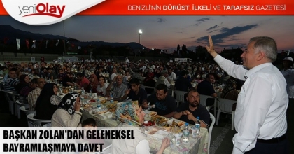BAŞKAN ZOLAN'DAN GELENEKSEL BAYRAMLAŞMAYA DAVET