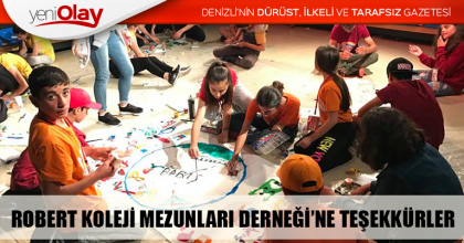 ROBERT KOLEJİ MEZUNLARI DERNEĞİ’NE TEŞEKKÜRLER