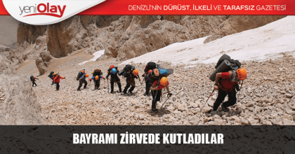 BAYRAMI ZİRVEDE KUTLADILAR