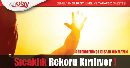 Sıcaklık Rekoru Kırılıyor