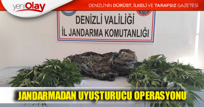 JANDARMADAN UYUŞTURUCU OPERASYONU
