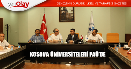 KOSOVA ÜNİVERSİTELERİ PAÜ’DE