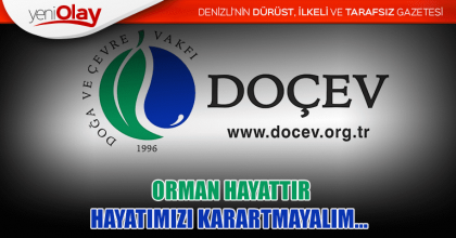 ORMAN HAYATTIR, HAYATIMIZI KARARTMAYALIM…