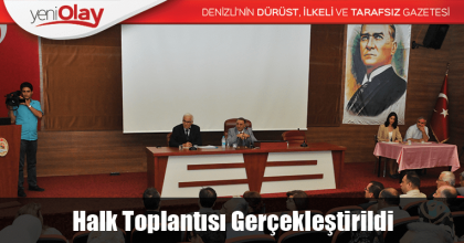 Halk Toplantısı Gerçekleştirildi; Vatandaşlarımız Sorunlarını Dile Getirdi