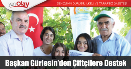 Başkan Gürlesin’den Çiftçilere Destek