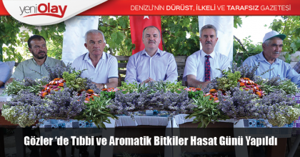 Gözler ‘de Tıbbi ve Aromatik Bitkiler Hasat Günü Yapıldı