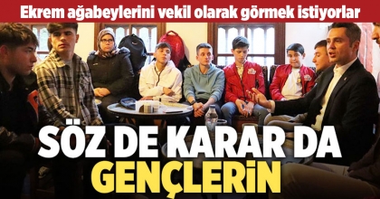 Gençler, Ekrem ağabeylerini vekil olarak görmek istiyor