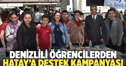 Denizlili öğrencilerden Hatay’a destek kampanyası 