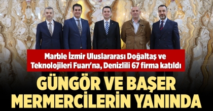 GÜNGÖR VE BAŞER MERMERCİLERİN YANINDA