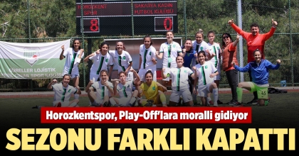 HOROZKENTSPOR, PLAY-OFF'LARA MORALLİ GİDİYOR