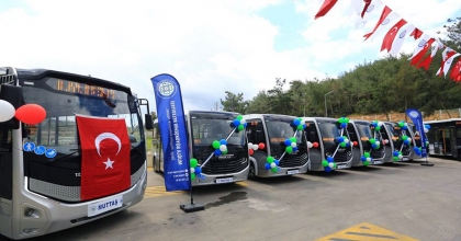 60 YENİ OTOBÜS HİZMETTE