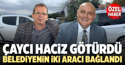 BULDAN BELEDİYESİ'NİN İKİ ARACI BAĞLANDI