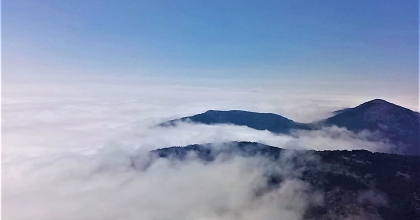 SPİL BULUTLARLA KAPLANDI, GÖRSEL ŞÖLEN OLUŞTU