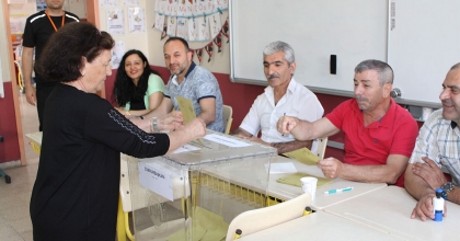 AYDIN'DA OY KULLANMA İŞLEMİ BAŞLADI