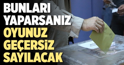 BUNLARI YAPARSANIZ OYUNUZ  GEÇERSİZ SAYILACAK