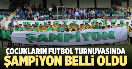ÇOCUKLARIN FUTBOL TURNUVASINDA ŞAMPİYON BELLİ OLDU   