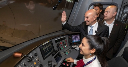 FAHRETTİN ALTAY-NARLIDERE METROSU’NDA TEST SÜRÜŞÜ HEYECANI 