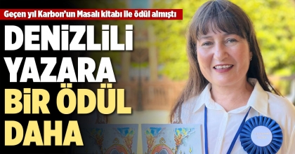 DENİZLİLİ YAZARA BİR ÖDÜL DAHA