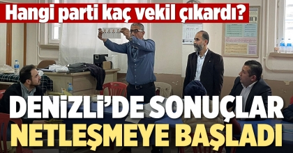 DENİZLİ’DE SONUÇLAR NETLEŞMEYE BAŞLADI