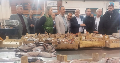 KASAPOĞLU BALIKÇI ESNAFIYLA BİR ARAYA GELDİ