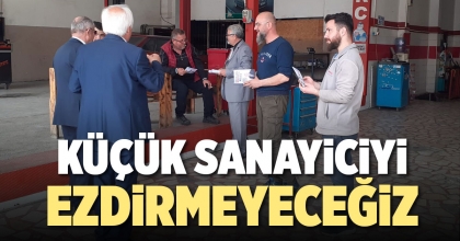 GÜNDÜZ: KÜÇÜK SANAYİCİYİ EZDİRMEYECEĞİZ