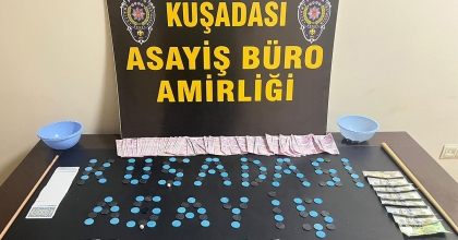 KUŞADASI'NDA KUMAR OPERASYONU: 16 GÖZALTI