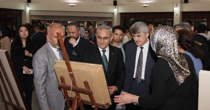 DEPREMZEDELER ESERLERİNİ SERGİLEDİ  