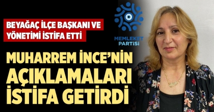 MEMLEKET PARTİSİ BEYAĞAÇ İLÇE BAŞKANI VE YÖNETİMİ PARTİDEN İSTİFA ETTİ