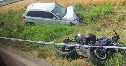 OTOMOBİL İLE ÇARPIŞAN MOTOSİKLETİN SÜRÜCÜSÜ HAYATINI KAYBETTİ 