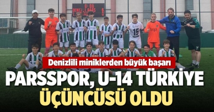 PARSSPOR, U-14 TÜRKİYE ÜÇÜNCÜSÜ OLDU