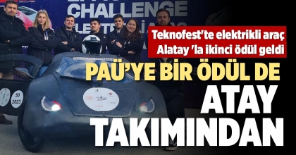 PAÜ’YE BİR ÖDÜL DE ATAY TAKIMINDAN