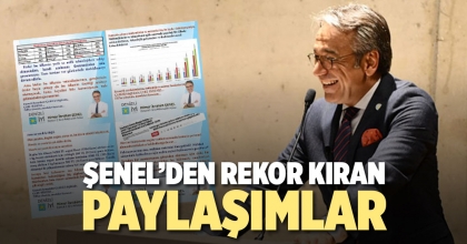 ŞENEL’DEN REKOR KIRAN PAYLAŞIMLAR