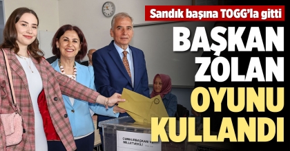 BAŞKAN ZOLAN, OYUNU KULLANDI
