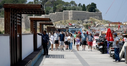 TARİHİ GÜVERCİNADA KALESİ YOLUNA ESTETİK DOKUNUŞ