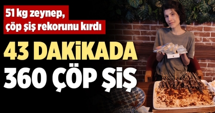 YEDİĞİ ÇÖP ŞİŞLERLE REKOR ÜSTÜNE PARA KAZANDI