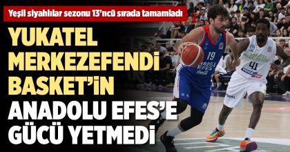 YEŞİL SİYAHLILAR SEZONU 13’NCÜ SIRADA TAMAMLADI